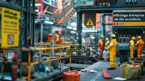 Affichage en entreprise et prévention des accidents