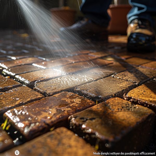 Mode d'emploi pour nettoyer des pavés autobloquants efficacement