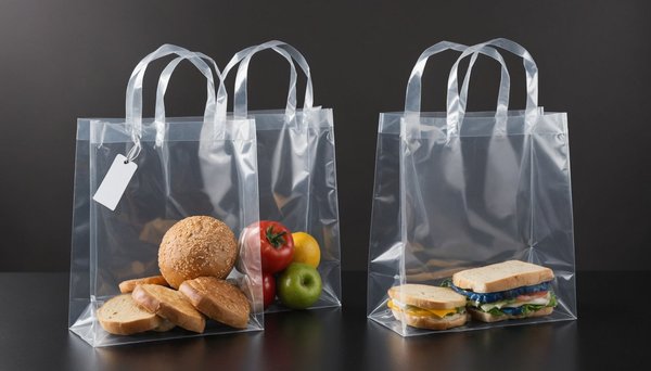 Sac plastique transparent personnalisé : praticité et style pour votre commerce